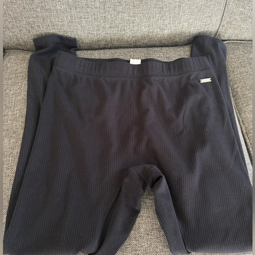 BYLT ribbed high wast leggings size large women